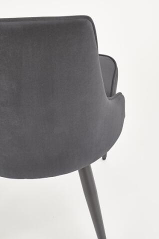 Стул HALMAR K365 серый/черный