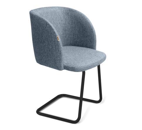 Стул Sheffilton SHT-ST33/S45-1 синий лед/черный муар Стул Sheffilton SHT-ST33/S45-1 синий лед/черный муар