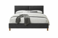 Кровать SIGNAL SIERRA tap. 150 серый/дуб, 160/200