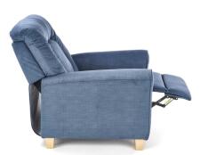 Кресло HALMAR BARD раскладное, темно-синий/натуральный