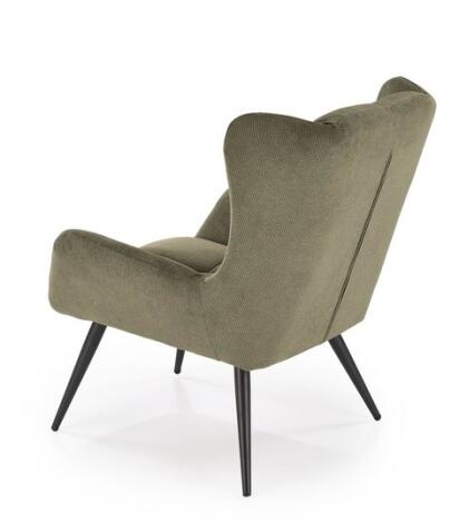 Кресло HALMAR BYRON оливковый/черный