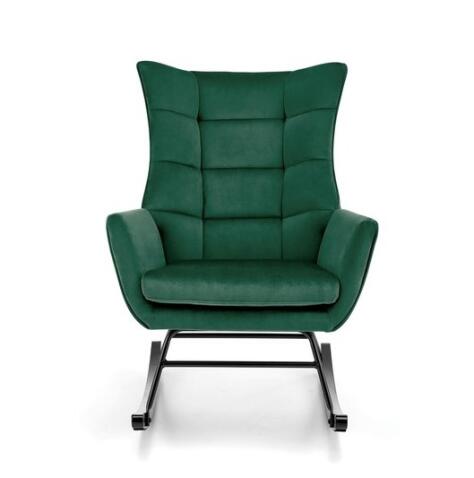 Кресло-качалка HALMAR BAZALTO зеленый