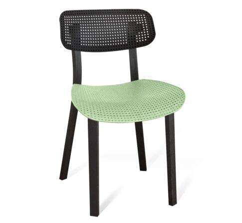Стул Sheffilton SHT-S85 черный/мятный/черный