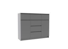 Комод ДСВ (МС Мори) МК 1200.4 Графит