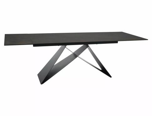 Стол обеденный SIGNAL WESTIN Ceramic Ossido Bruno коричневый/черный мат 160-240/90