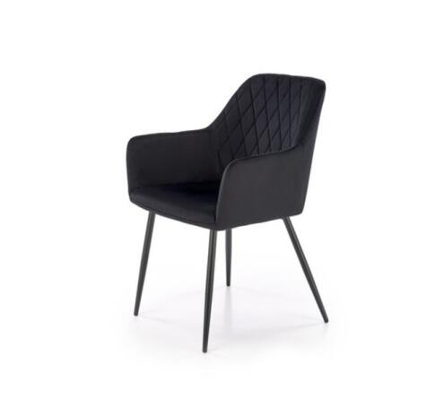 Стул HALMAR K558 черный/черный