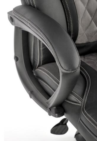 Кресло компьютерное HALMAR GANDALF черный/серый