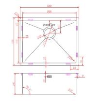 Мойка ZORG ZRN 4555 PREMIUM PVD Gunblack