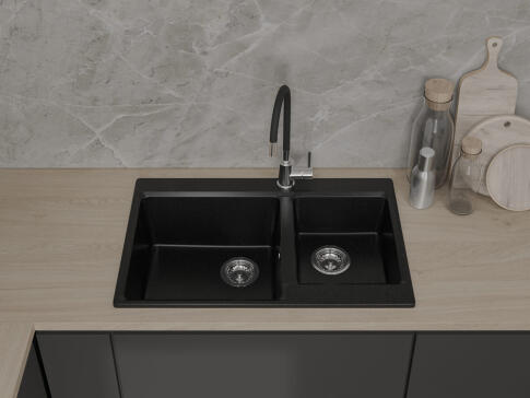 Кухонная мойка GRANFEST LEVEL LV-780K черный