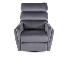 Кресло SIGNAL ARGOS Velvet раскладное, серый