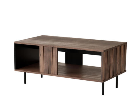 Стол журнальный HALMAR SWING LAW-1 орех/черный