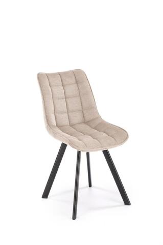 Стул HALMAR K549 бежевый/черный