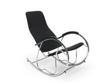 Кресло-качалка HALMAR BEN 2 черный/хром