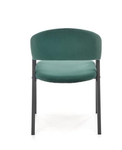 Стул HALMAR K473 темно-зеленый/черный