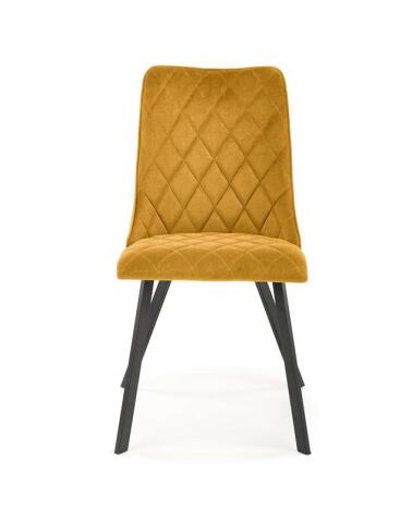 Стул HALMAR K450 горчичный/черный