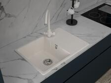 Кухонная мойка GRANFEST URBAN UR-668L белый