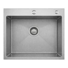 Кухонная мойка из нержавейки BLANTEK LS-5848ST Stone texture