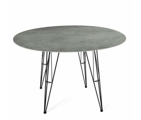 Стол Sheffilton SHT-TU10/TT21-6 100/75 керамика артикул SHT-Т168 черный/гранитно-серый