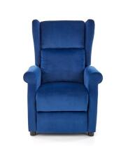 Кресло HALMAR AGUSTIN 2 раскладное, темно-синий