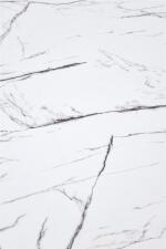 Стол обеденный HALMAR DENVER белый мрамор/белый 80