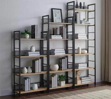 Стеллаж SIGNAL RAW R4 дуб/черный