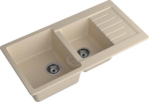 Кухонная мойка GRANFEST PRACTIK P-980KL кашемир