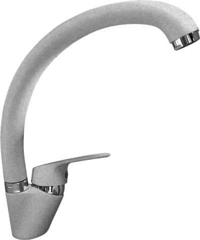 Смеситель для кухни GRANFEST 3323 серый