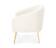 Кресло HALMAR GRIFON 2 кремовый/натуральный