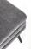 Скамья HALMAR VELVA серый/черный