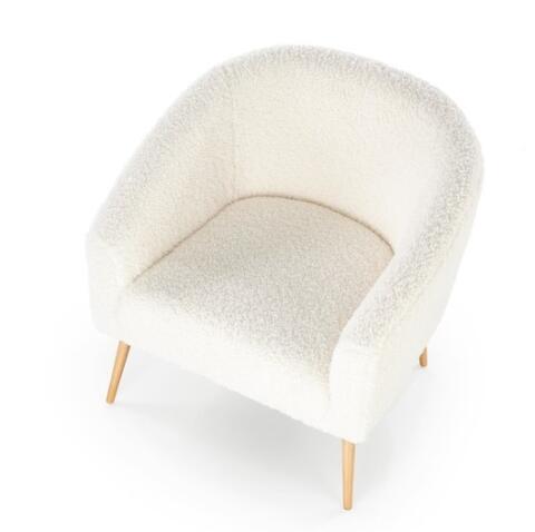 Кресло HALMAR GRIFON 2 кремовый/натуральный