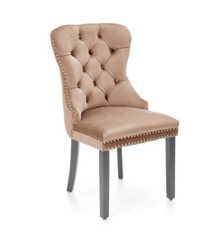 Стул HALMAR MIYA бежевый/черный