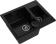 Кухонная мойка GRANFEST QUADRO Q-610K черный