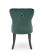 Стул HALMAR MIYA темно-зеленый/черный