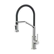 Смеситель для кухни Omoikiri Makkari 2 Plus SB BN BL нержавеющая сталь/черный