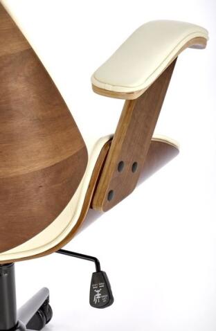 Кресло компьютерное HALMAR IGNAZIO ореховый/кремовый