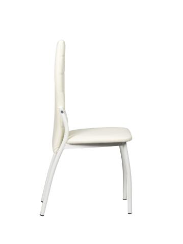 Стул ВВР Прага белый/белый, экокожа