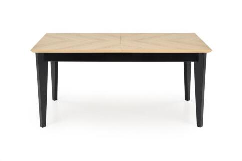 Стол обеденный HALMAR EDMONDO дуб/черный 160-240/90