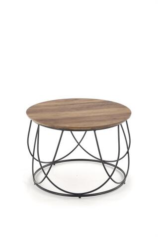 Стол журнальный HALMAR NUBIRA орех/черный, 60/41