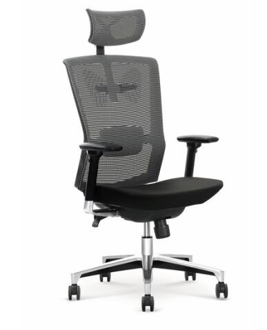 Кресло компьютерное HALMAR AMBASADOR черный/серый