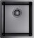 Кухонная мойка из нержавейки Omoikiri Tadzava 39-U/I-GM вороненая сталь 
