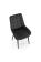Стул HALMAR GANSO черный/черный
