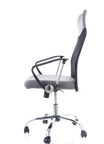 Кресло компьютерное SIGNAL Q-025 серый/черный, ткань