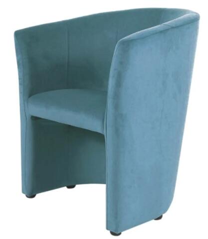 Кресло SIGNAL TM-1 Velvet Bluvel 85 бирюзовый/венге