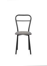 Стул ВВР Браун серый/черный, рогожка