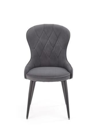 Стул HALMAR K366 серый/черный