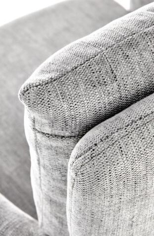 Кресло компьютерное HALMAR FLORES светло-серый/черный