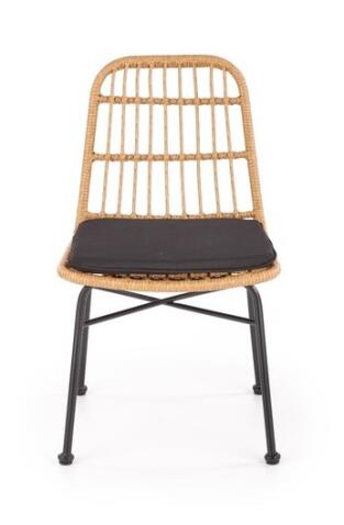 Стул HALMAR K401 натуральный/черный