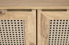 Комод HALMAR BORNEO KM-1 дуб артизан/черный