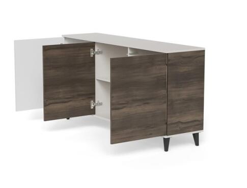 Комод HALMAR RANDOM 2 KM-1 кашемир/орех/черный