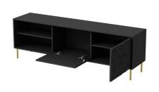 Тумба под теле/видео аппаратуру HALMAR BULLET RTV-1 180 черный/золотой